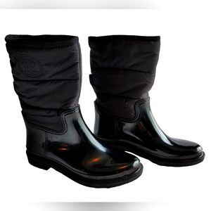 Tommy Hilfiger Waterproof Woman's Black Snow Boot Sz 7